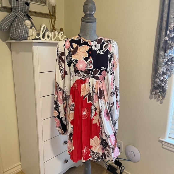 byTiMo Designer Dress in Beautiful and Unique Print Size XS - Picture 1 of 6